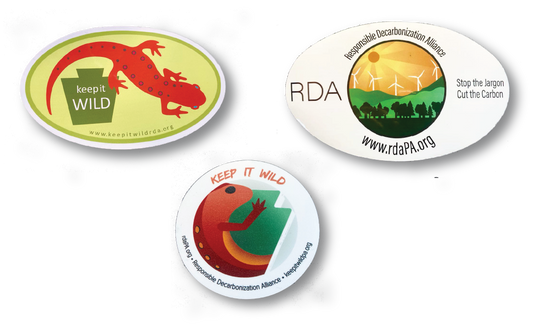 RDA & Keep It Wild Stickers